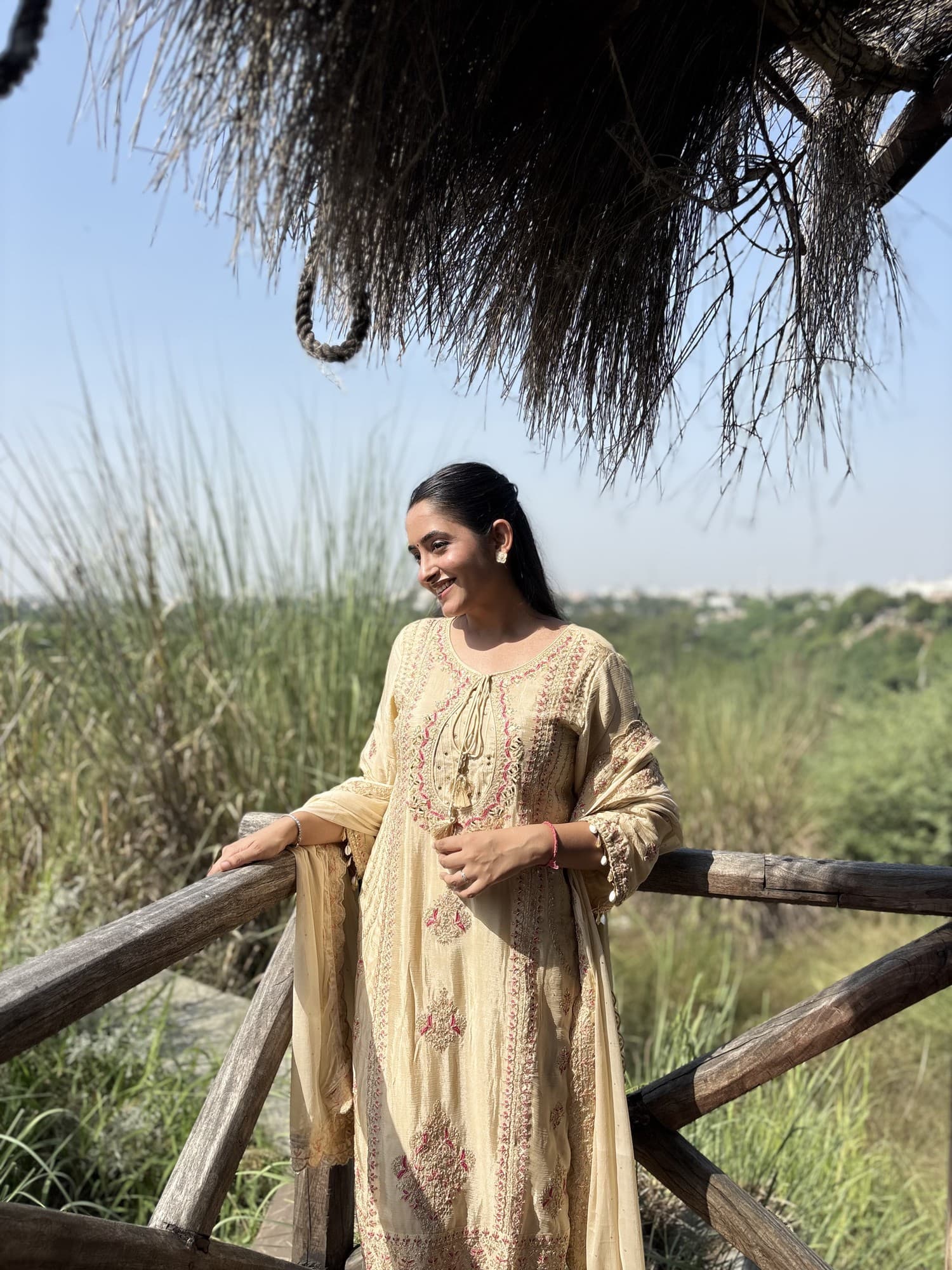 Heavy Chinnon Festive Suit Set
